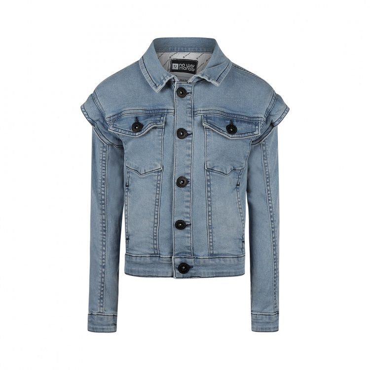 No Way Monday Meisjes Jas Blue jeans