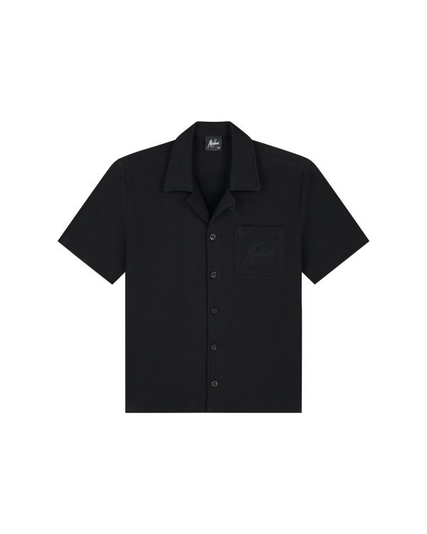 Malelions Junior Waffle Shirt Black