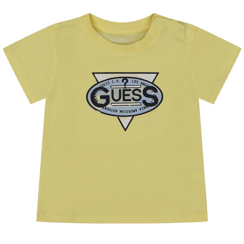 Guess shirt geel