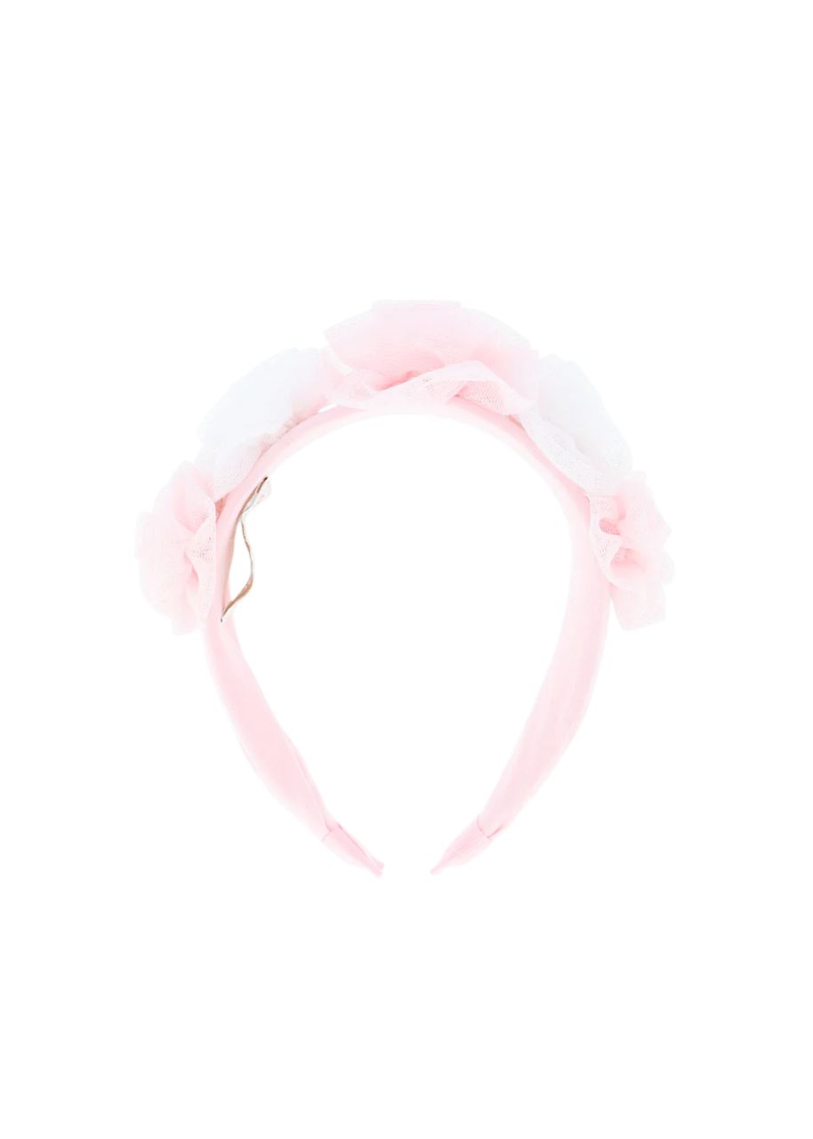 Angel’s Face Meisjes Haarband Tulle Snowdrop Pink