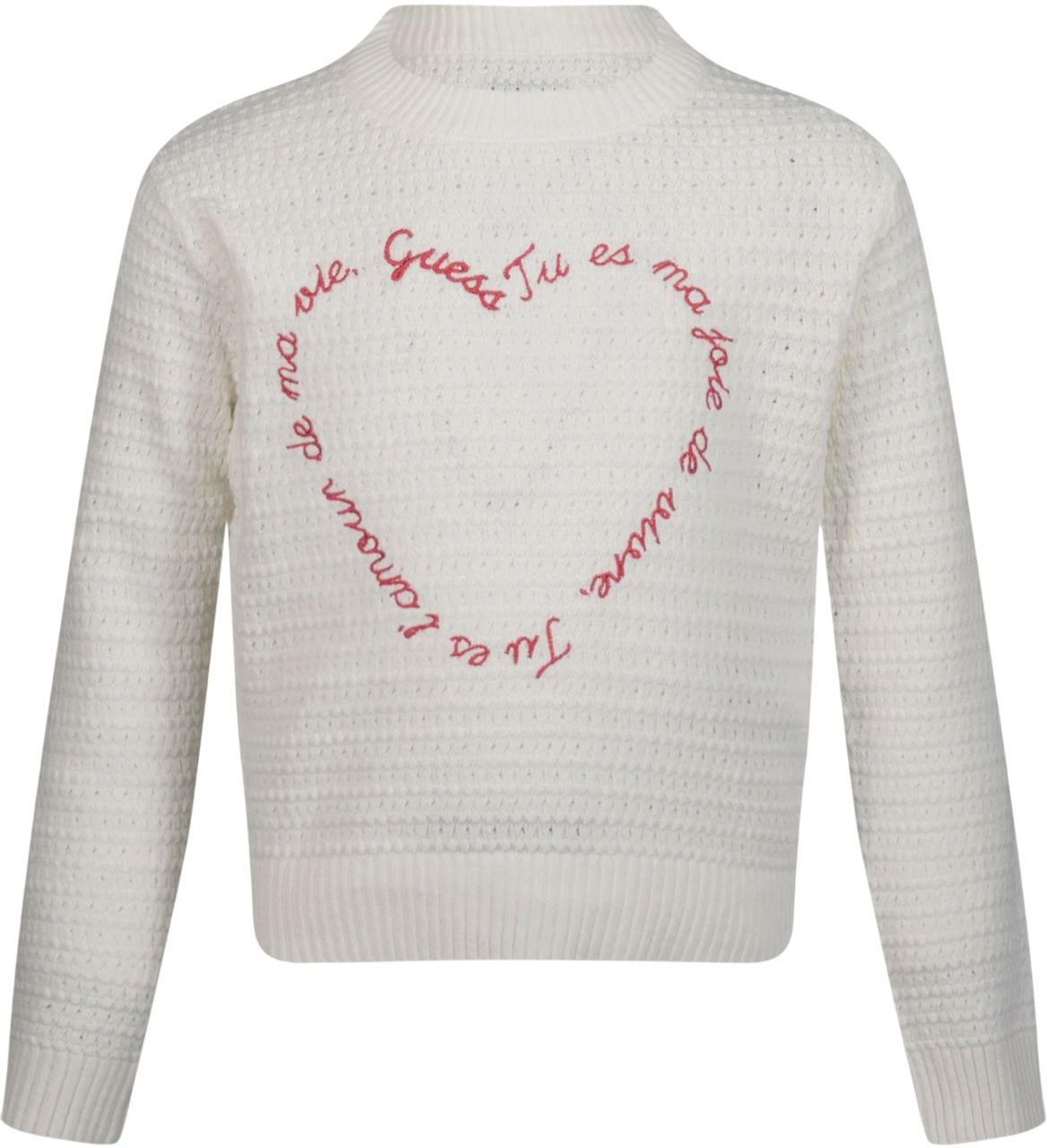 Guess Kinder Meisjes Trui In Off White