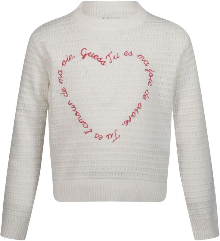 Guess Kinder Meisjes Trui In Off White