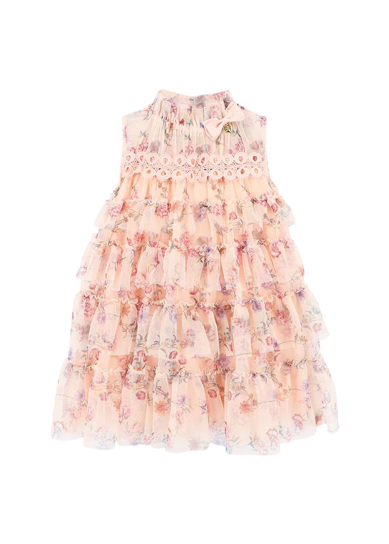 Angel’s Face Alberta Trail Flower Dress Peach