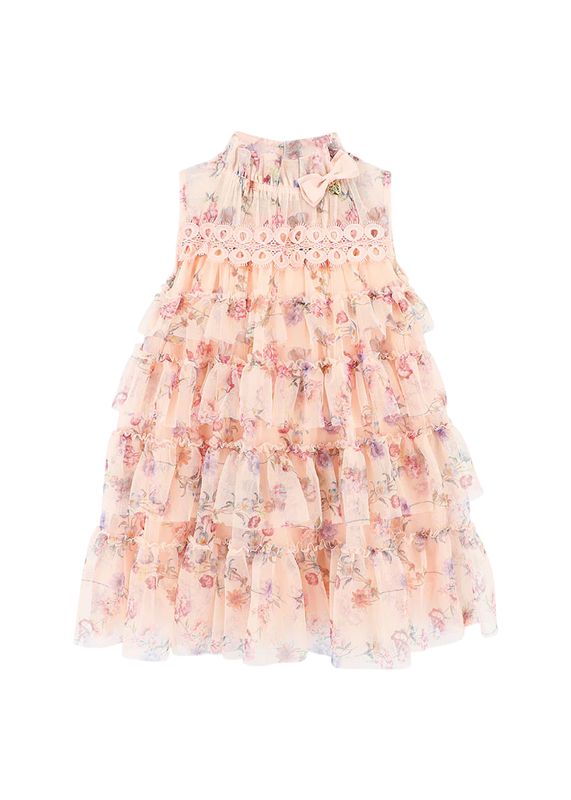 Angel’s Face Alberta Trail Flower Dress Peach