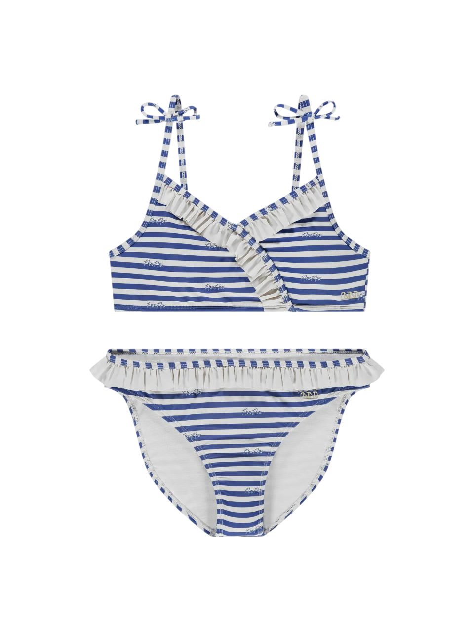 NIK&amp;NIK Gestreepte bikini met ruches