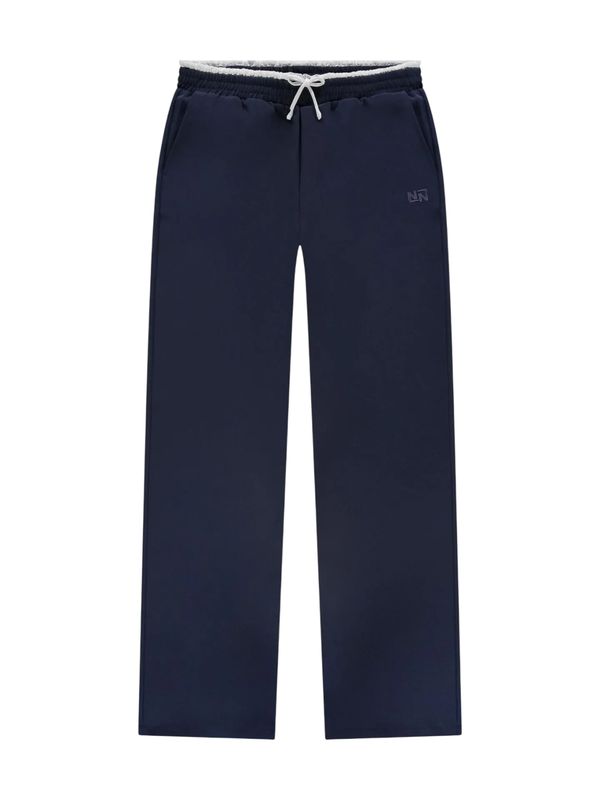 Nik&amp;nik broek met dubbele tailleband en trekkoord blauw