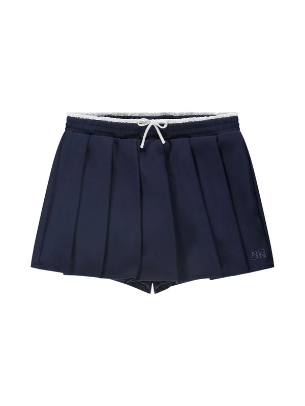 Nik&amp;nik korte skort met plooien en dubbele tailleband