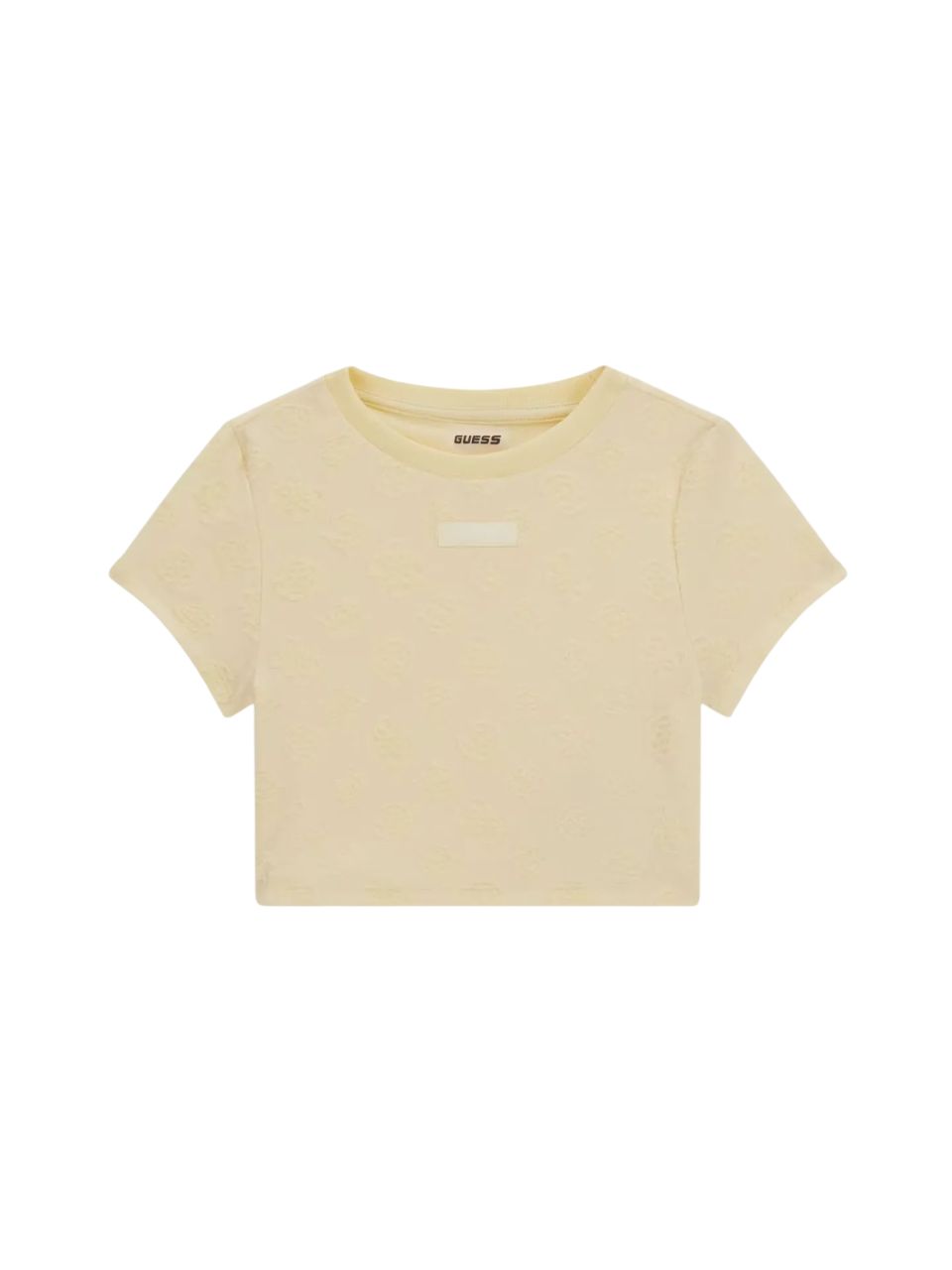 Guess Kids Meisjes T-shirt Peony Jacquard Yellow