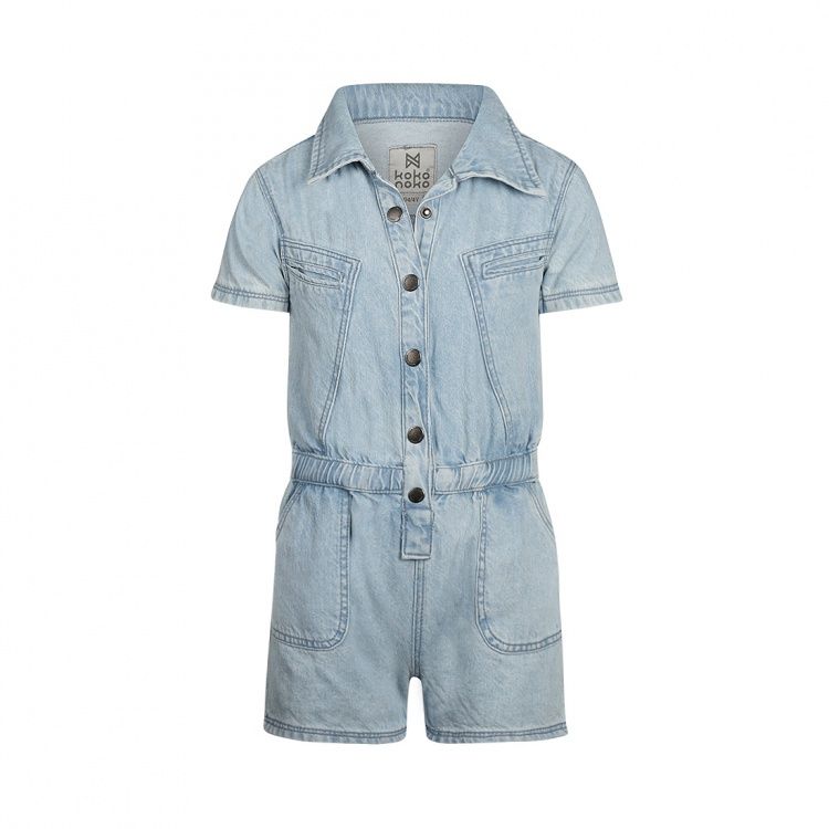 Koko Noko  Denim jumpsuit short