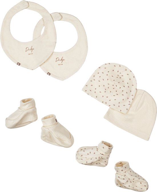 Dirkje Baby Set Off White 6-Pack One Size
