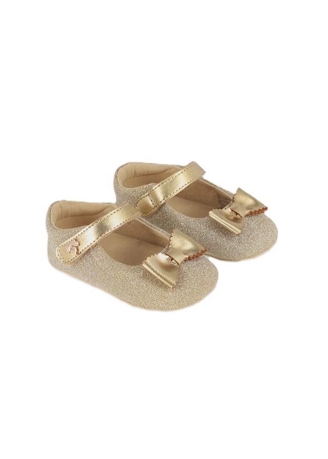 Angel&#39;s Face MAXINE GLITTER BABY SHOE GOLD