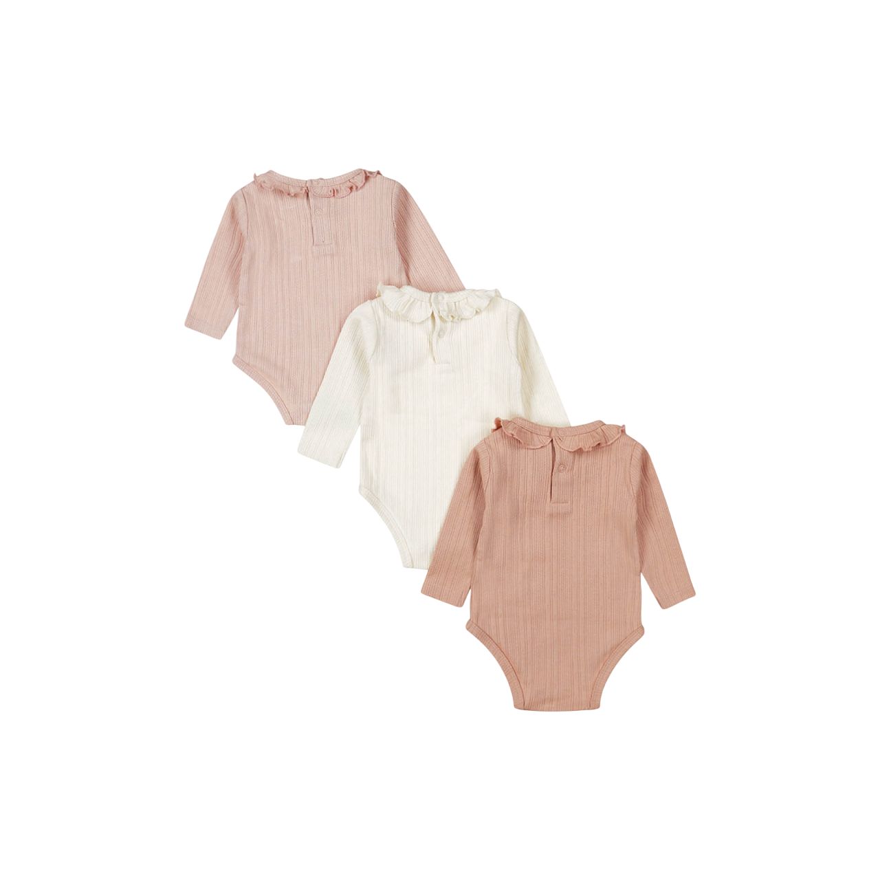Dirkje Baby body 3-pack ls organic cotton