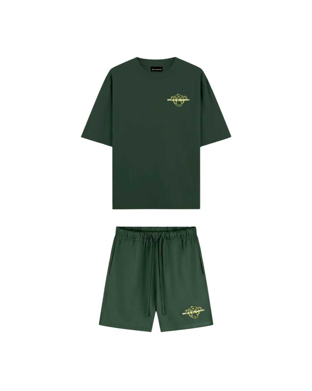 Black Bananas Kids Sketch Twinset Forrest Green