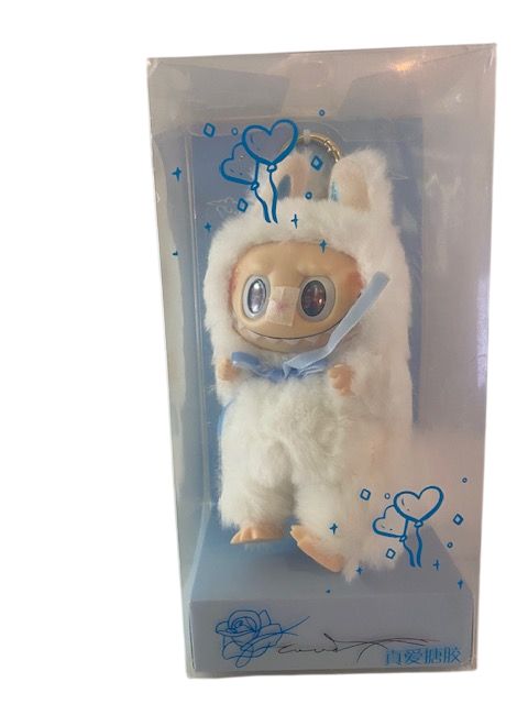 Labubu blauw/wit