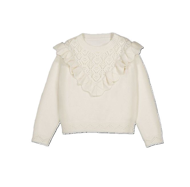 Mayoral Open gebreide trui Macchiato