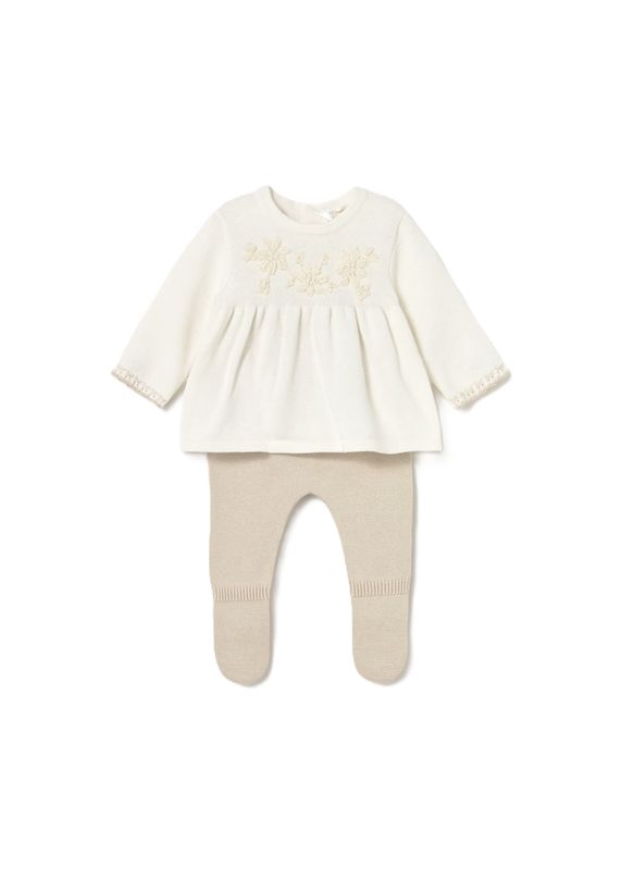 Mayoral Newborn girl&#39;s leggings and jumper set