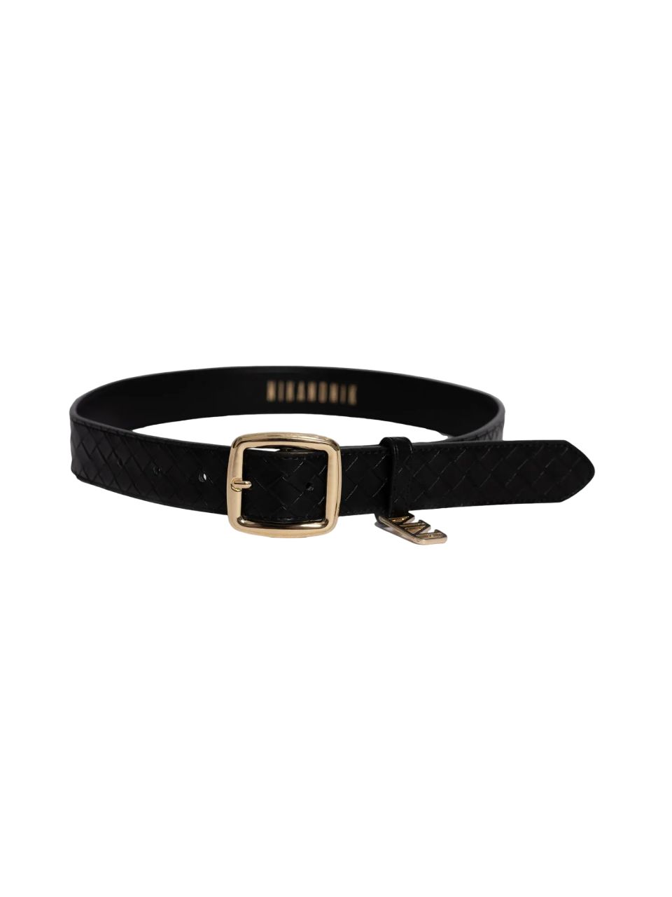 Nik&amp;nik  Imitatieleren riem met logo detail