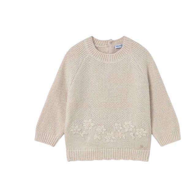 Mayoral Trui Bloemen Glitter