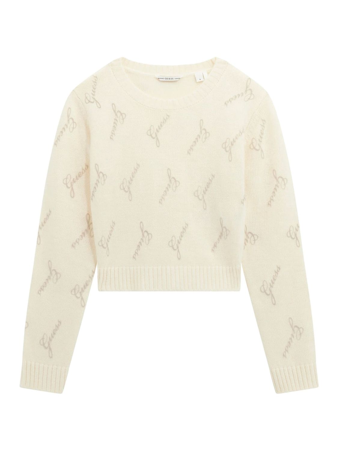 GUESS trui wit met opdruk