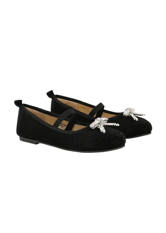 Angels face Sofia Diamante Bow Pumps Black