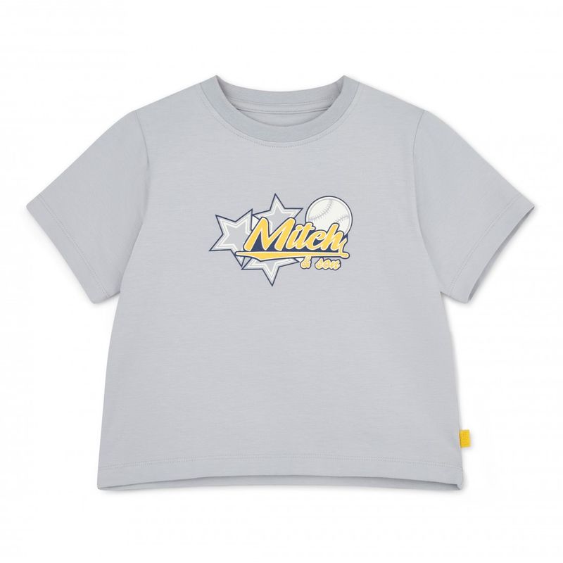 Mitch &amp; Son Grey Keanu Baseball t-shirt