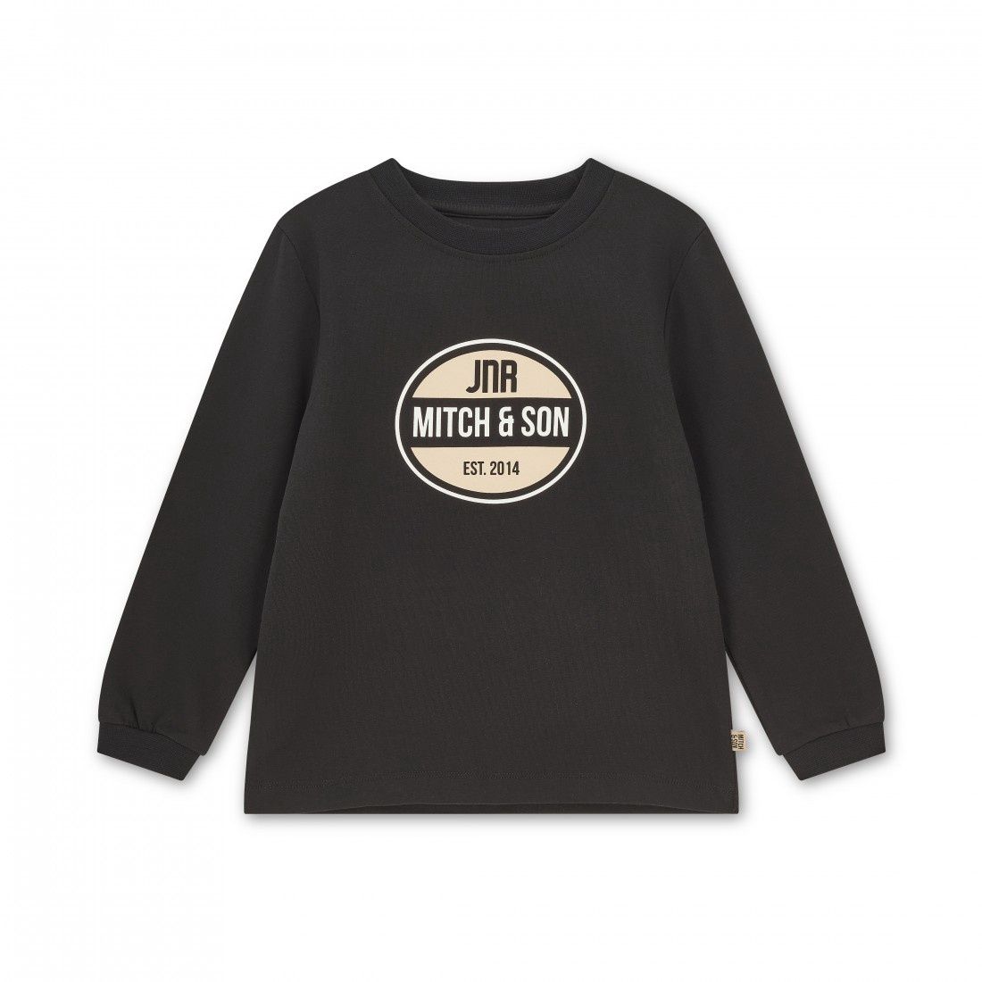 Mitch &amp; Son Black Lewis logo long sleeved top