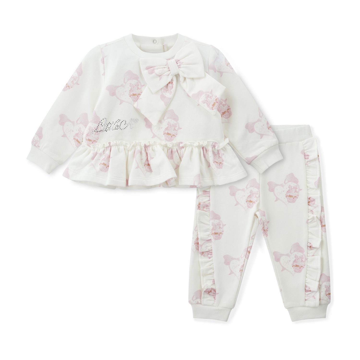 A-Dee Meisjes Baby Joggingpak Jasmine Snow White