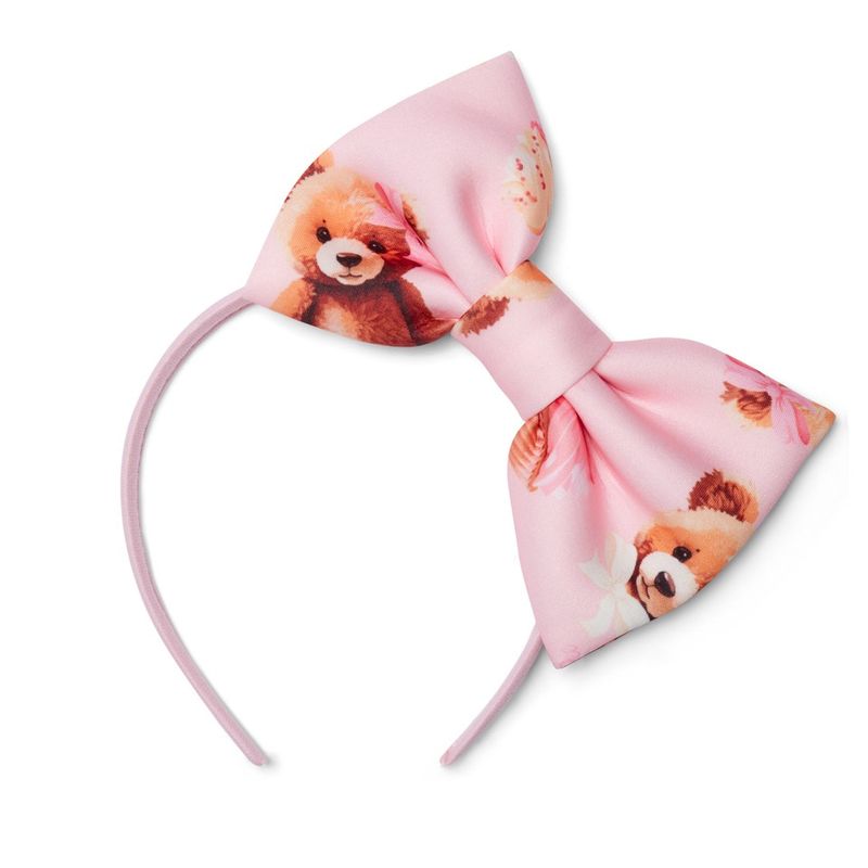 A'dee Girls Pink Bear Printed Hairband - MEMPHIS
