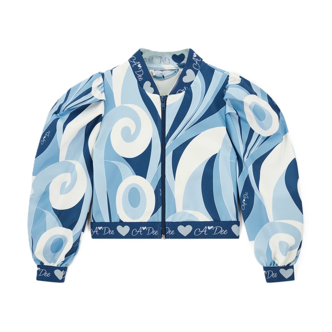 A&#39;Dee Blue Lizzy Bomber Jacket