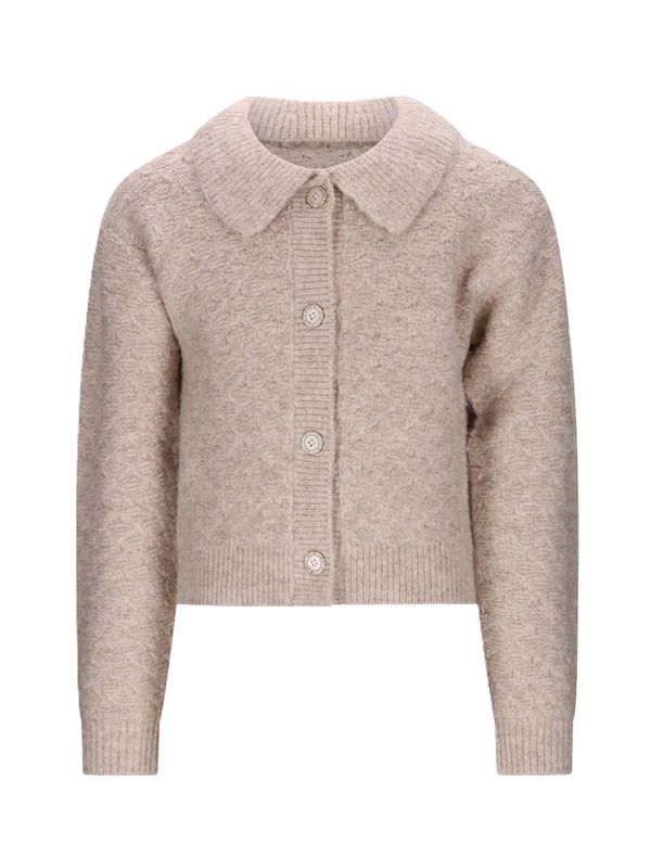 Le Chic Meisjes Vest Omsky Knitted Hearts Of Gold