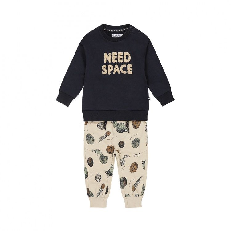 Dirkje 2 pce babysuit Space