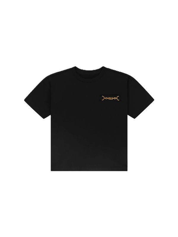 Nik&amp;Nik Basic T-shirt sage met kettingdetail