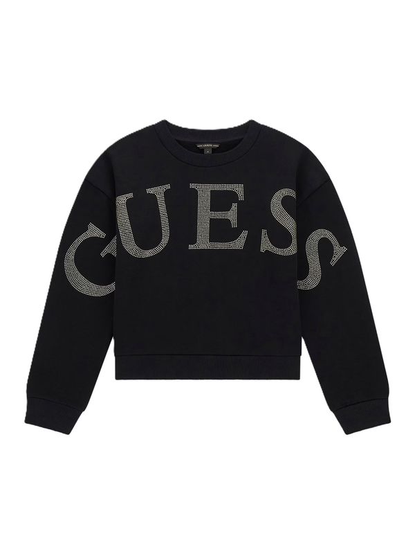 Guess Sportief sweatshirt met strass black