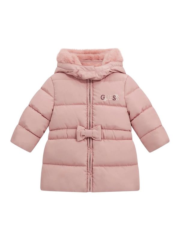 Guess Hooded Padded Ls Puffer W/Zip