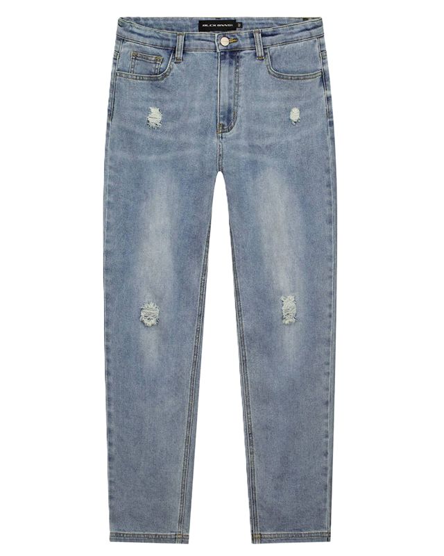 Black bananas Dribble straight fit denim
