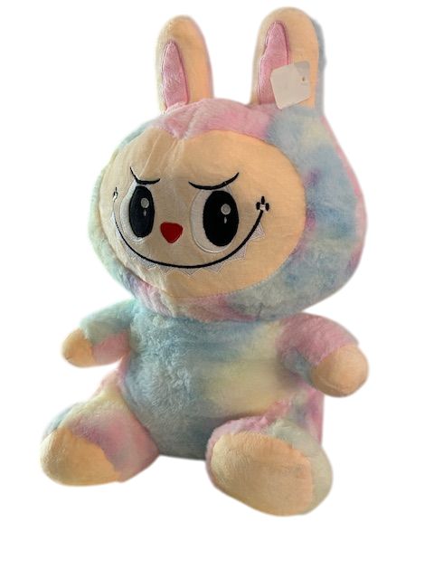 Labubu multi color knuffel groot