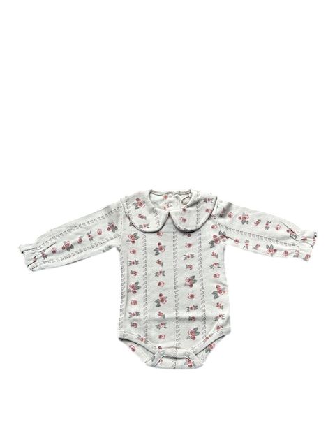 Levv longsleeve romper flower print LAYLA sand flower