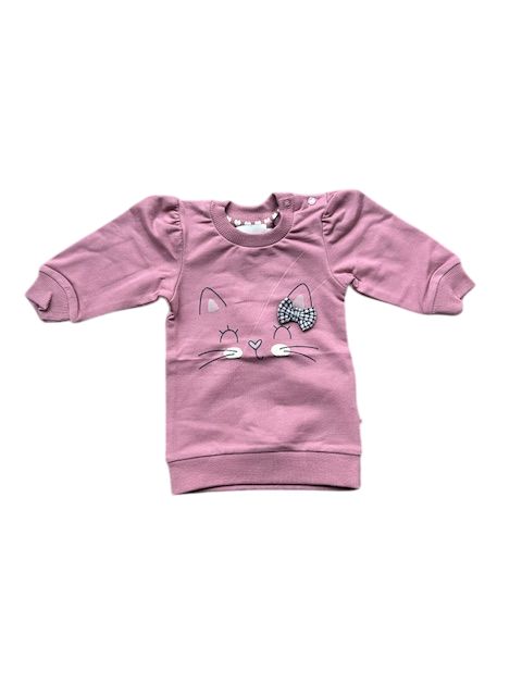 Dirkje sweater dress mauve