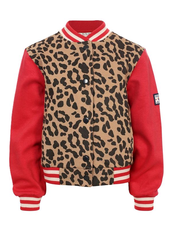 Looxs little leopard baseball jacket