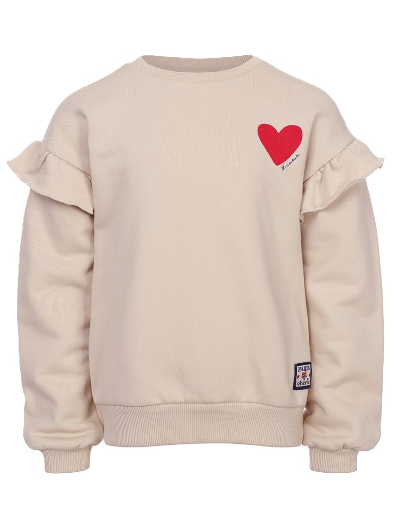 Looxs little sweater with ruffles