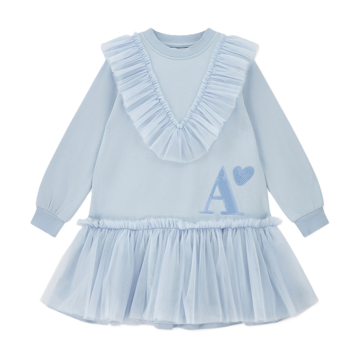 Adee Lacey dress powder blue