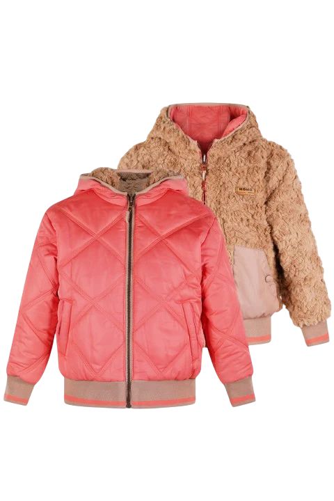 NONO Winterjacket Bomby Reversible Hooded Bomber Jacket Blushy Cheeks