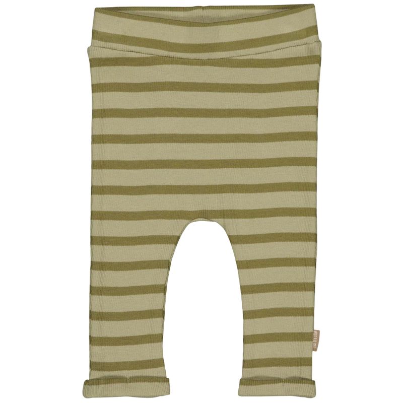 Quapi Broek donker groen gestreept | AOP Dark Green Stripe