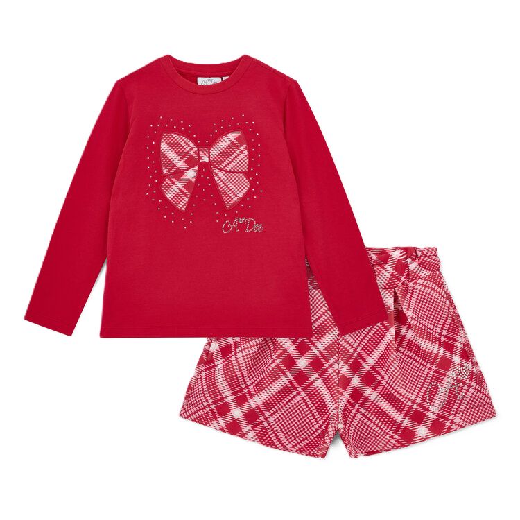 Adee Lexi shortset vibrant rood