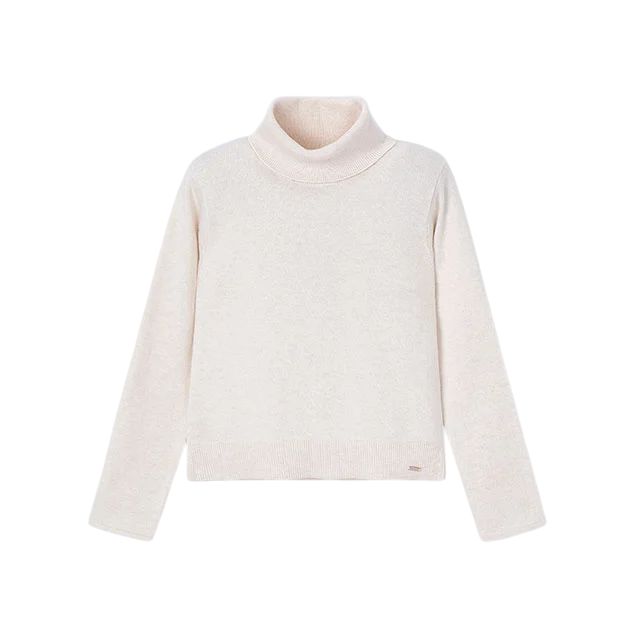Mayoral Basic knitting turtleneck beige