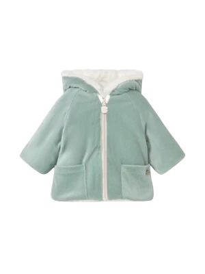 Mayoral Reversible shearling coat groen