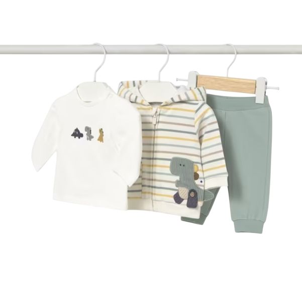 mayoral Newborn 3 piece tracksuit Dino