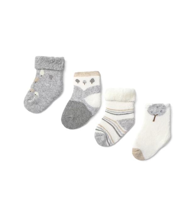 Mayoral 4-delige set sokken newborn Granito