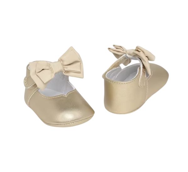 Mayoral Babyschoen ballerina Champagne Strik