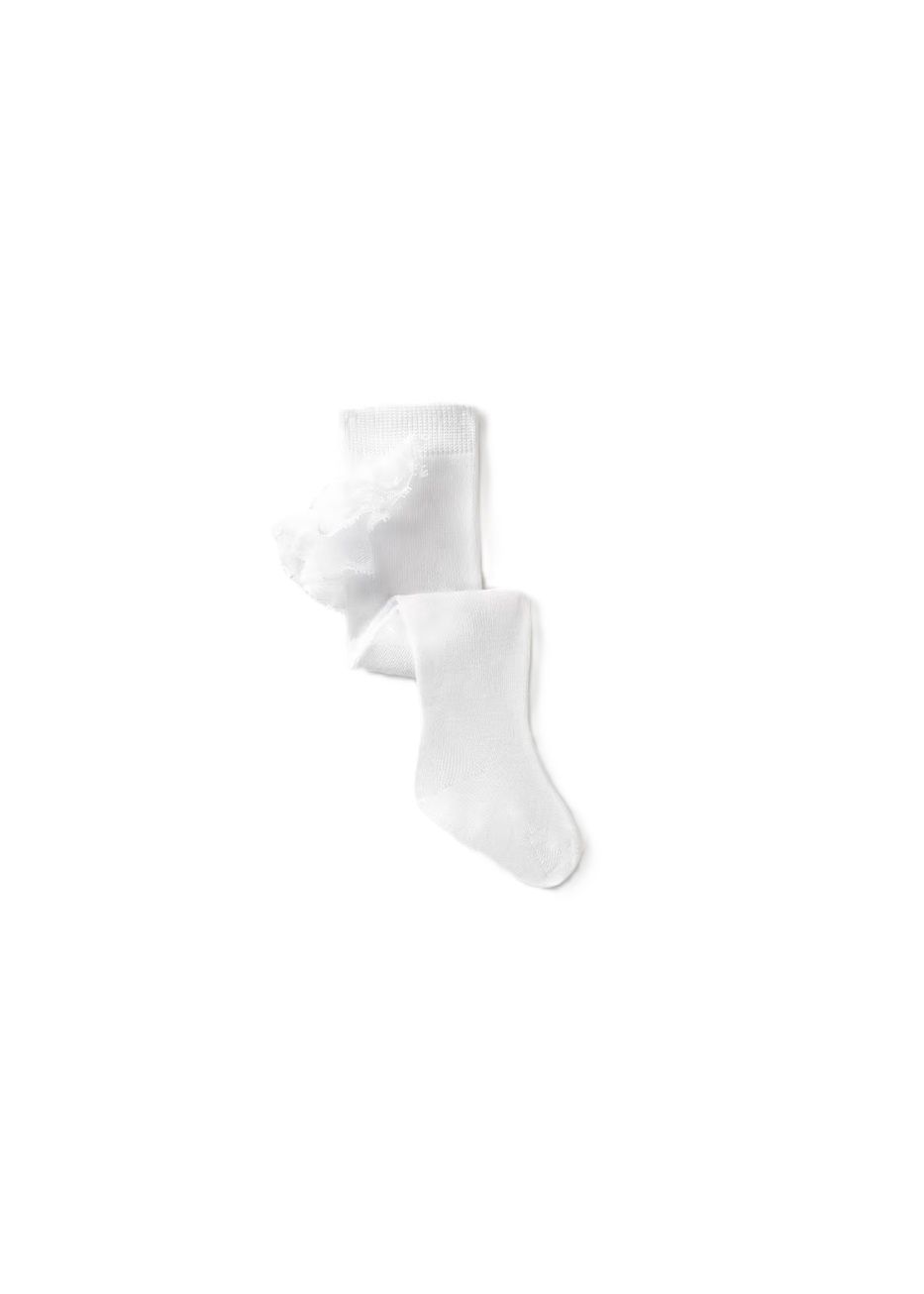 Mayoral Flounces tights blanco